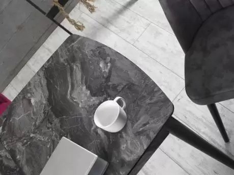 Masa extensibila Torino,gri marmorat-MobMax