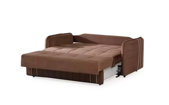 Canapea cu 2 extensibila locuri Mondo,maro-MobMax