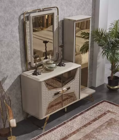 Masa de toaleta cu oglinda de Lux,Milano-MobMax