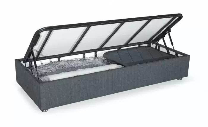 Pat de zi cu spațiu de depozitare și saltea Daybed