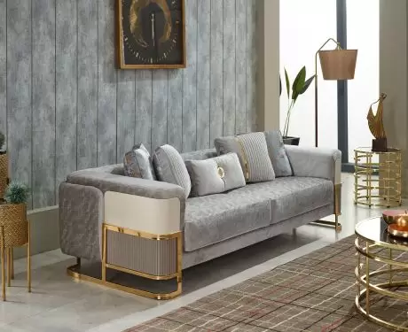 Canapea fixa cu 3 locuri de Lux,Galleria-MobMax