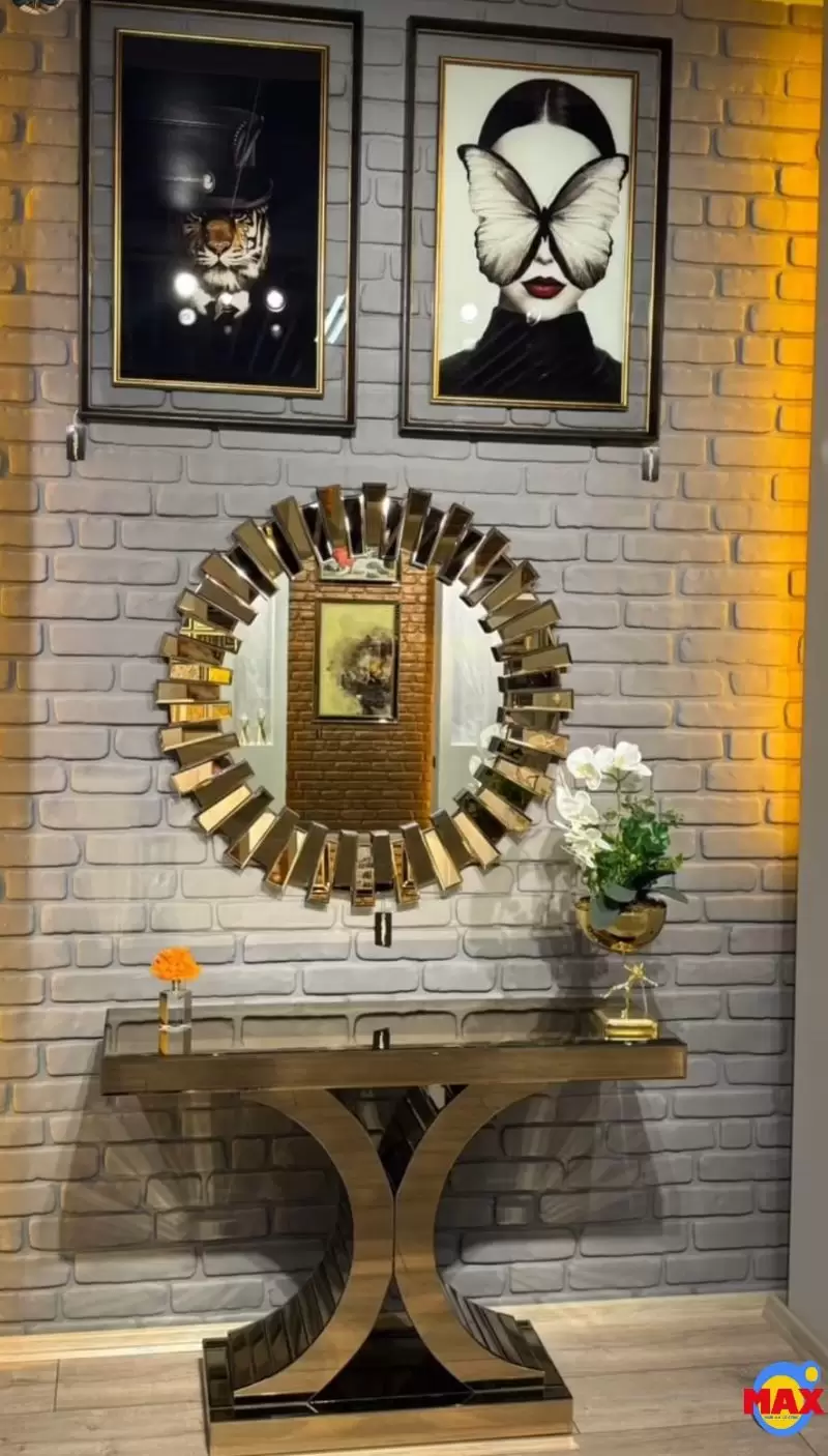 Set consola cu oglinda de Lux,Chanell-MobMax
